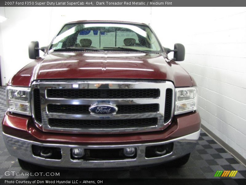 Dark Toreador Red Metallic / Medium Flint 2007 Ford F350 Super Duty Lariat SuperCab 4x4