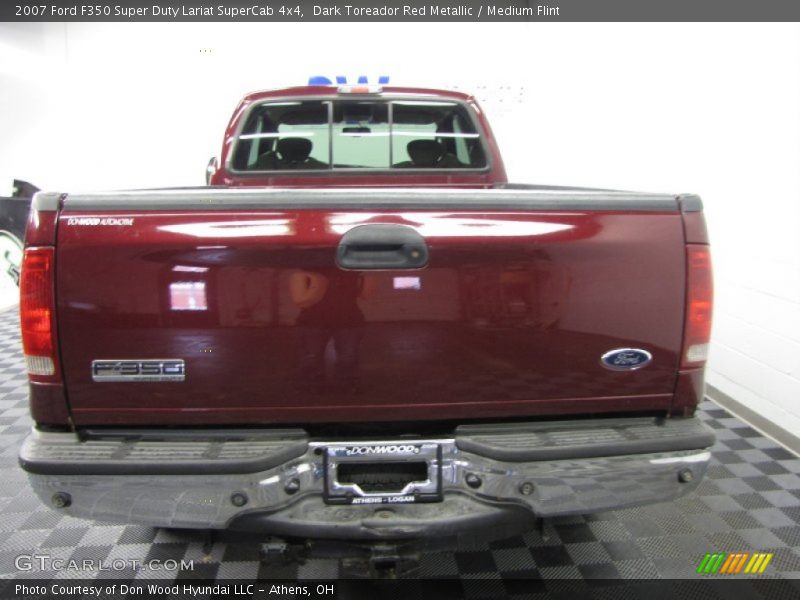 Dark Toreador Red Metallic / Medium Flint 2007 Ford F350 Super Duty Lariat SuperCab 4x4