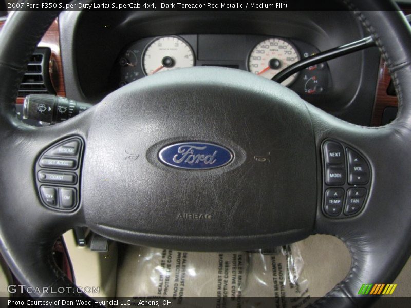 Dark Toreador Red Metallic / Medium Flint 2007 Ford F350 Super Duty Lariat SuperCab 4x4