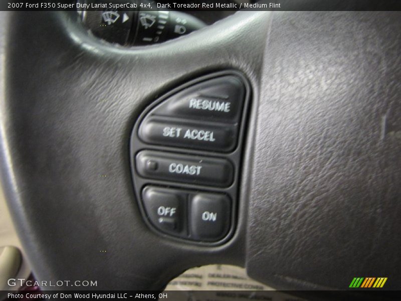 Dark Toreador Red Metallic / Medium Flint 2007 Ford F350 Super Duty Lariat SuperCab 4x4