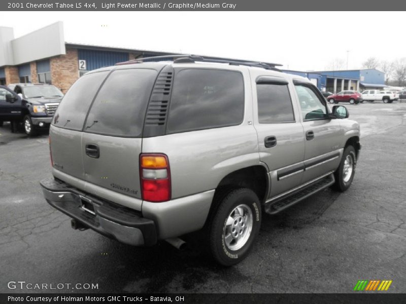 Light Pewter Metallic / Graphite/Medium Gray 2001 Chevrolet Tahoe LS 4x4