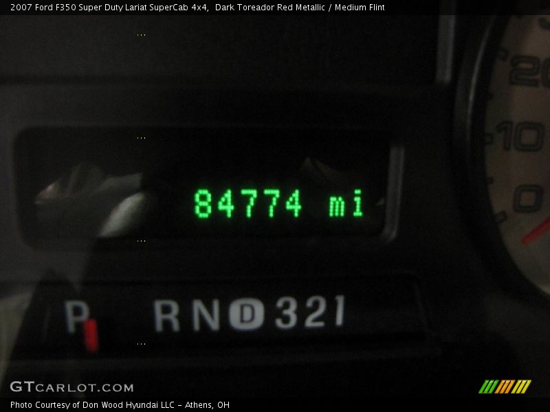 Dark Toreador Red Metallic / Medium Flint 2007 Ford F350 Super Duty Lariat SuperCab 4x4