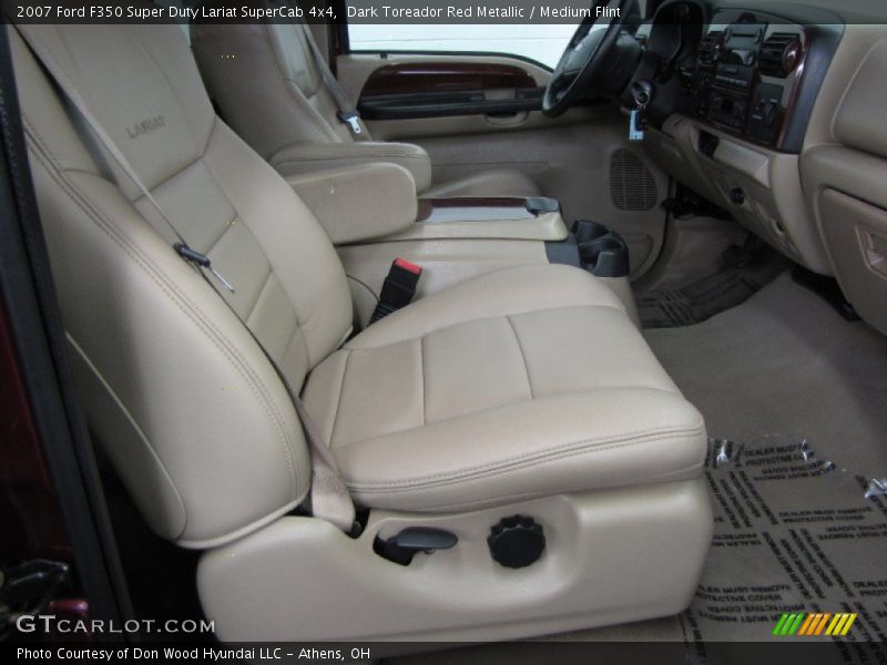  2007 F350 Super Duty Lariat SuperCab 4x4 Medium Flint Interior