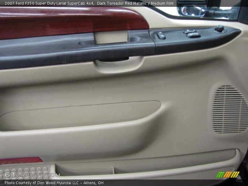 Dark Toreador Red Metallic / Medium Flint 2007 Ford F350 Super Duty Lariat SuperCab 4x4