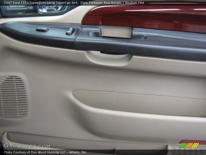 Dark Toreador Red Metallic / Medium Flint 2007 Ford F350 Super Duty Lariat SuperCab 4x4