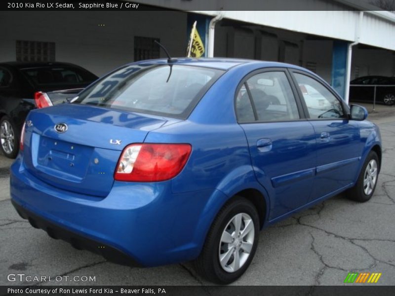  2010 Rio LX Sedan Sapphire Blue