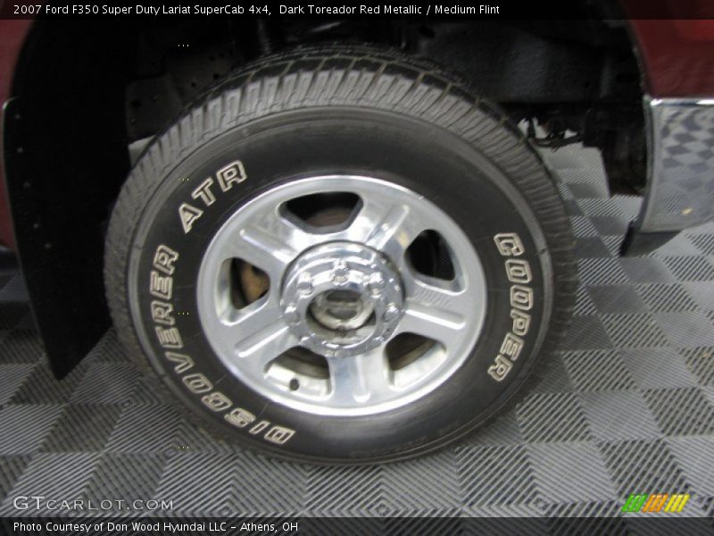 Dark Toreador Red Metallic / Medium Flint 2007 Ford F350 Super Duty Lariat SuperCab 4x4