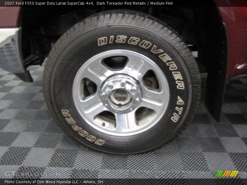 Dark Toreador Red Metallic / Medium Flint 2007 Ford F350 Super Duty Lariat SuperCab 4x4