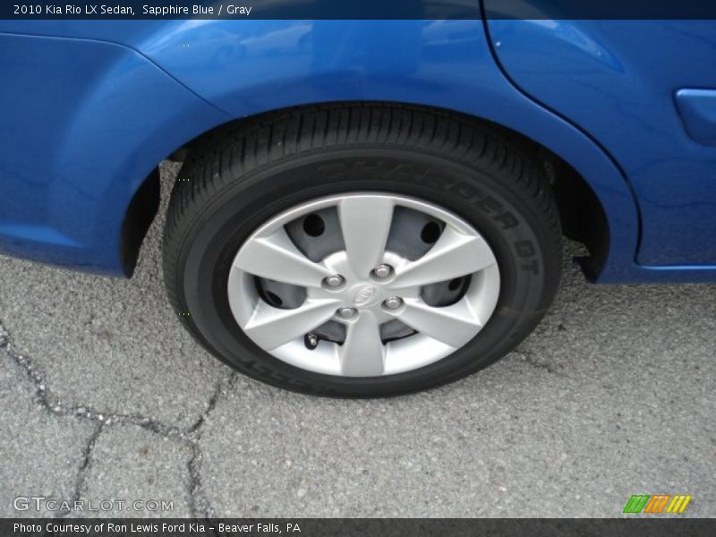 Sapphire Blue / Gray 2010 Kia Rio LX Sedan