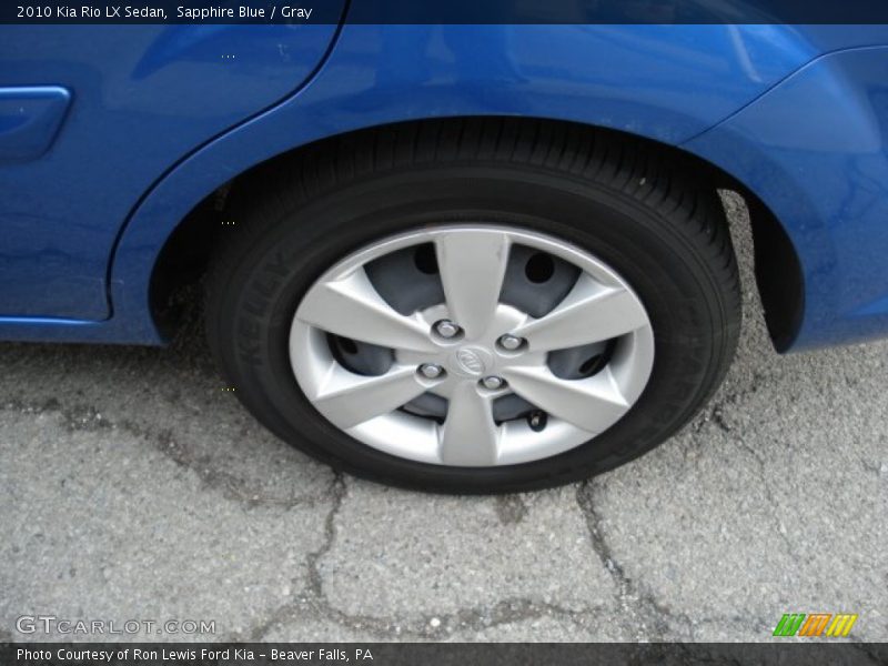 Sapphire Blue / Gray 2010 Kia Rio LX Sedan