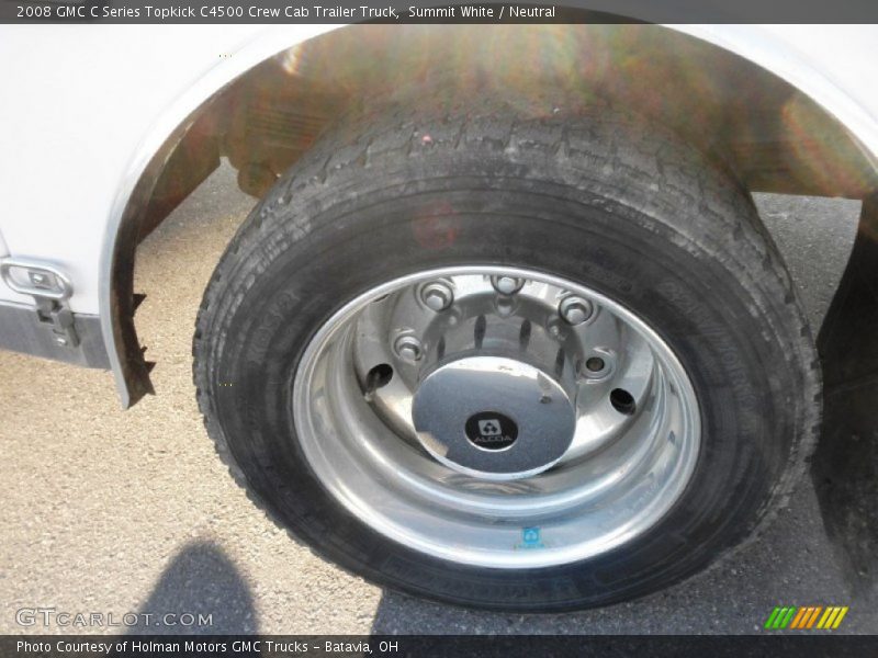 Summit White / Neutral 2008 GMC C Series Topkick C4500 Crew Cab Trailer Truck