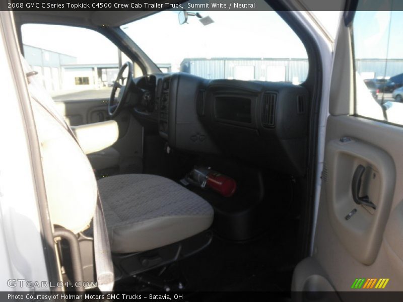 Summit White / Neutral 2008 GMC C Series Topkick C4500 Crew Cab Trailer Truck