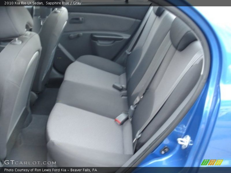 Sapphire Blue / Gray 2010 Kia Rio LX Sedan