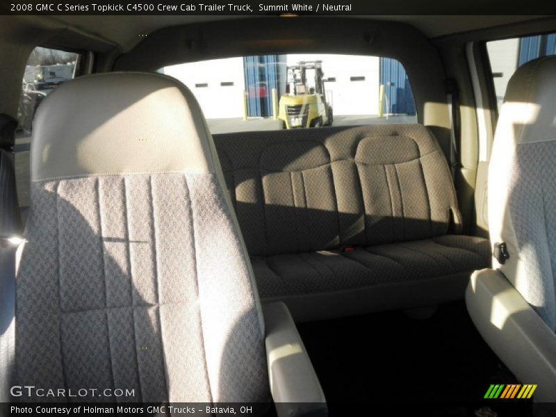 Summit White / Neutral 2008 GMC C Series Topkick C4500 Crew Cab Trailer Truck