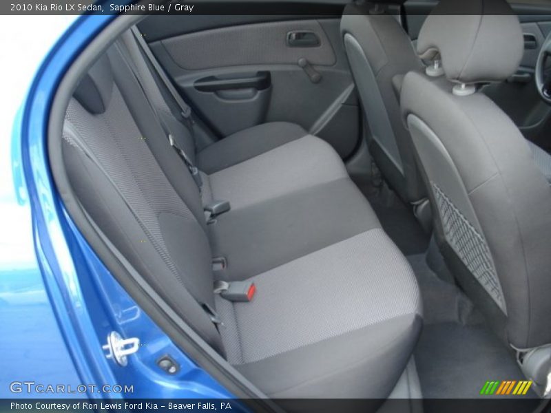 Sapphire Blue / Gray 2010 Kia Rio LX Sedan