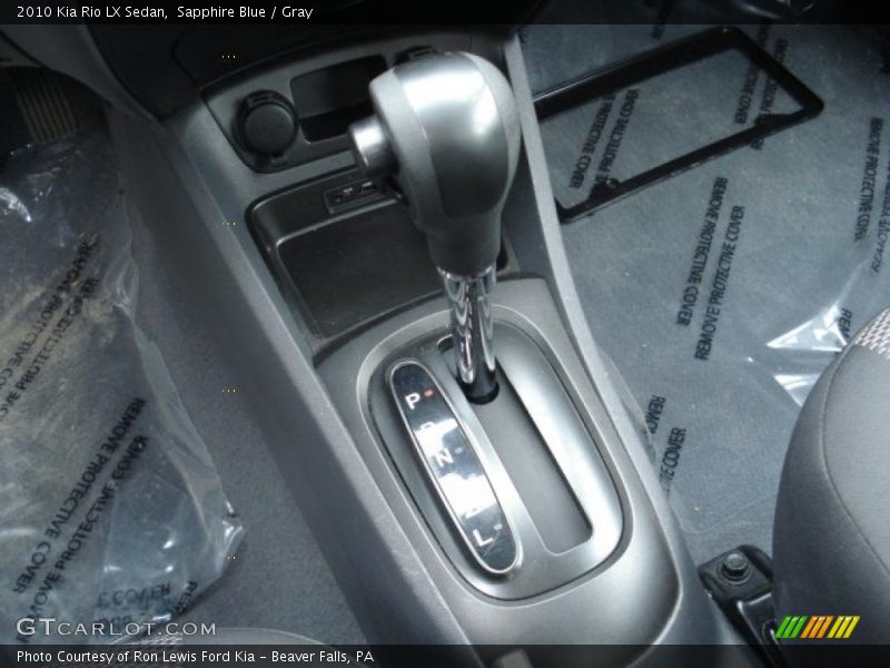  2010 Rio LX Sedan 4 Speed Automatic Shifter
