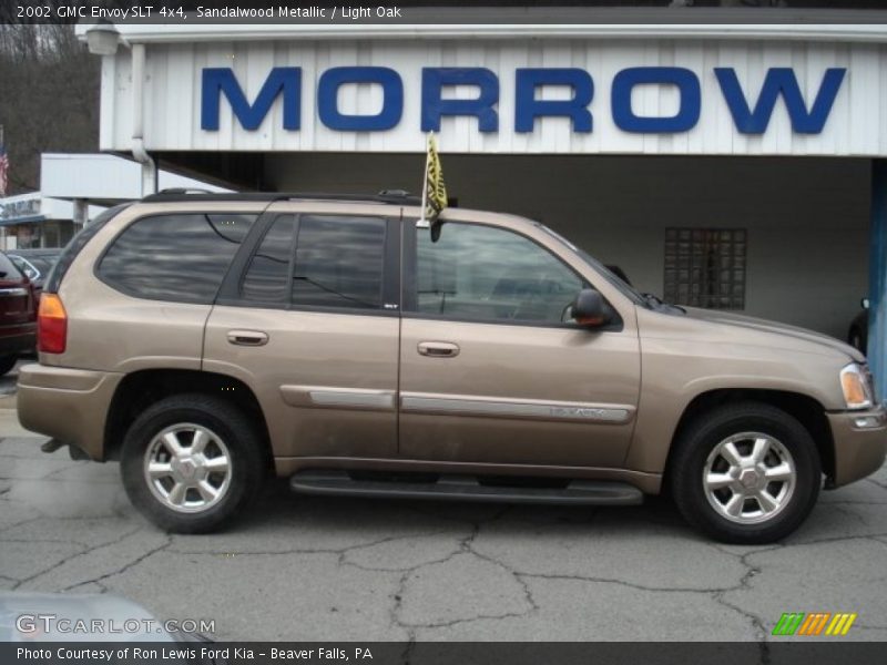 Sandalwood Metallic / Light Oak 2002 GMC Envoy SLT 4x4