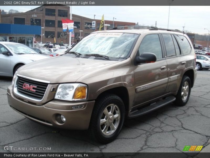 Sandalwood Metallic / Light Oak 2002 GMC Envoy SLT 4x4