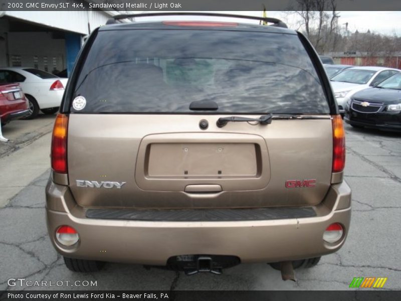 Sandalwood Metallic / Light Oak 2002 GMC Envoy SLT 4x4