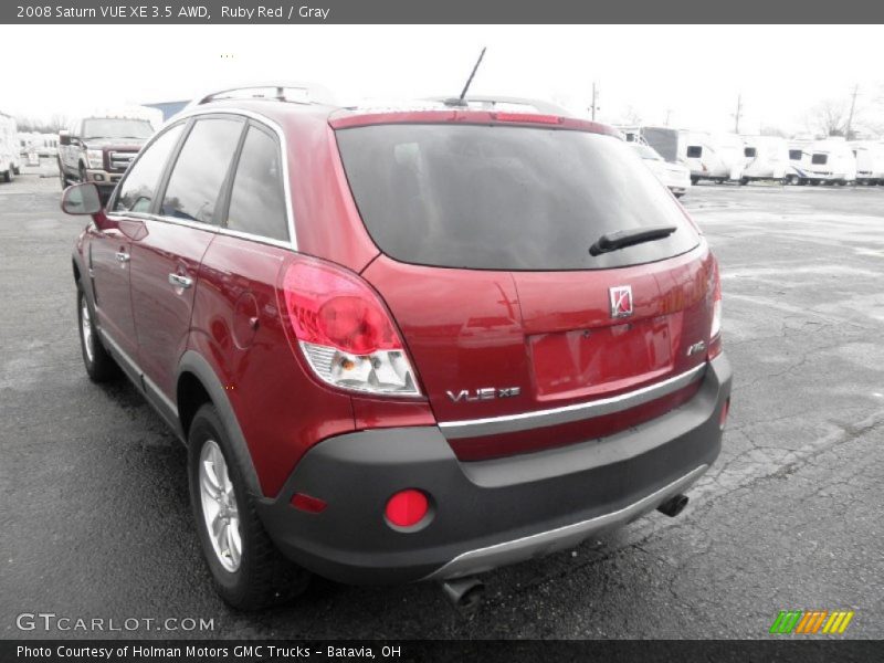 Ruby Red / Gray 2008 Saturn VUE XE 3.5 AWD