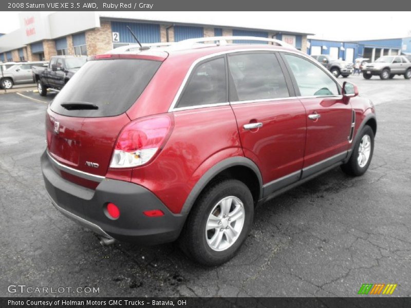 Ruby Red / Gray 2008 Saturn VUE XE 3.5 AWD