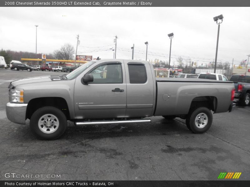 Graystone Metallic / Ebony 2008 Chevrolet Silverado 3500HD LT Extended Cab