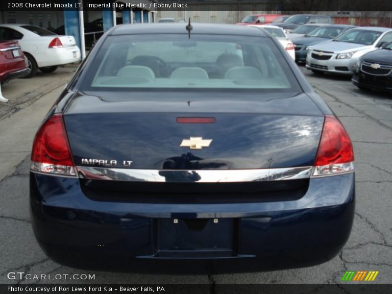 Imperial Blue Metallic / Ebony Black 2008 Chevrolet Impala LT