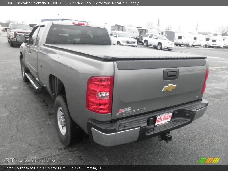 Graystone Metallic / Ebony 2008 Chevrolet Silverado 3500HD LT Extended Cab