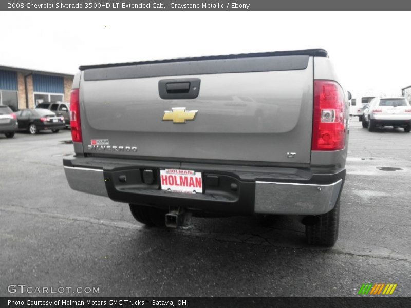 Graystone Metallic / Ebony 2008 Chevrolet Silverado 3500HD LT Extended Cab