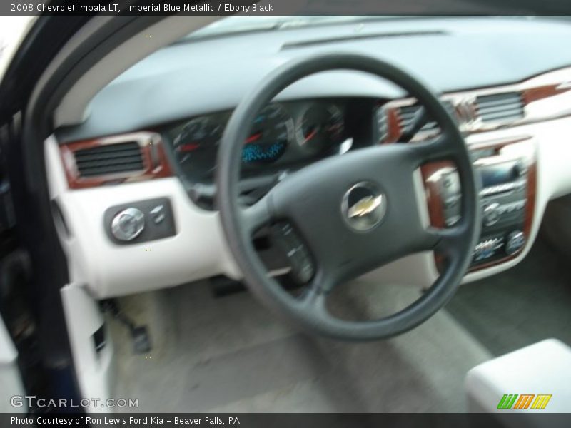 Imperial Blue Metallic / Ebony Black 2008 Chevrolet Impala LT