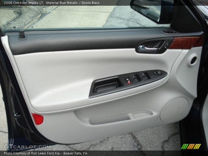 Imperial Blue Metallic / Ebony Black 2008 Chevrolet Impala LT