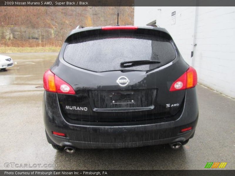 Super Black / Black 2009 Nissan Murano S AWD