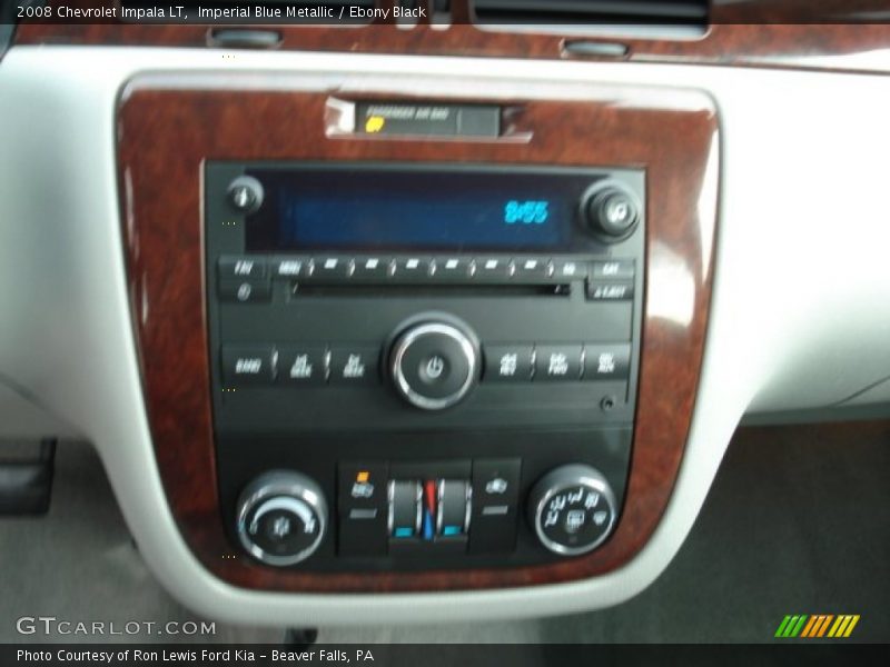 Imperial Blue Metallic / Ebony Black 2008 Chevrolet Impala LT