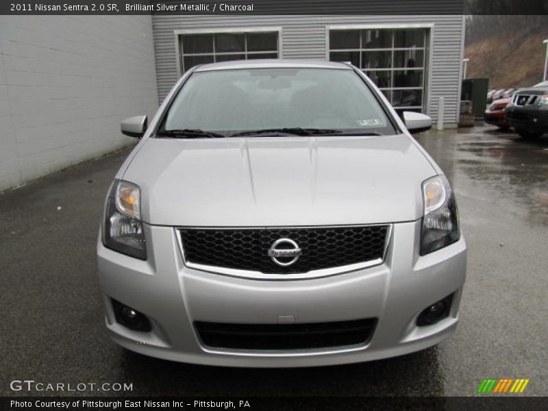 Brilliant Silver Metallic / Charcoal 2011 Nissan Sentra 2.0 SR