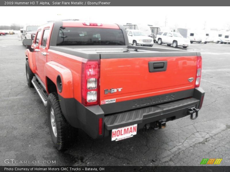 Solar Flare Metallic / Ebony/Pewter 2009 Hummer H3 T Alpha