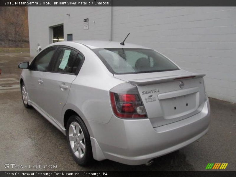 Brilliant Silver Metallic / Charcoal 2011 Nissan Sentra 2.0 SR