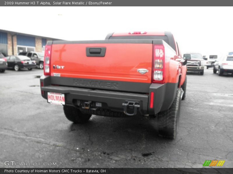 Solar Flare Metallic / Ebony/Pewter 2009 Hummer H3 T Alpha