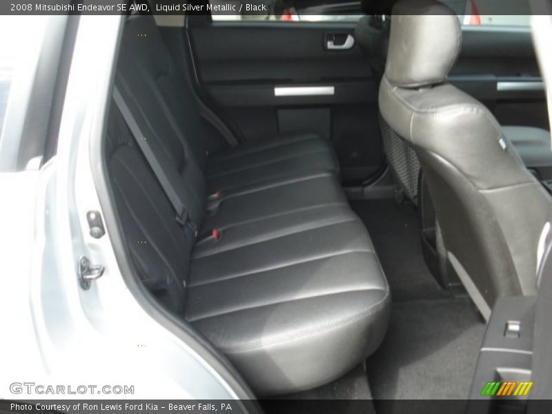 Liquid Silver Metallic / Black 2008 Mitsubishi Endeavor SE AWD