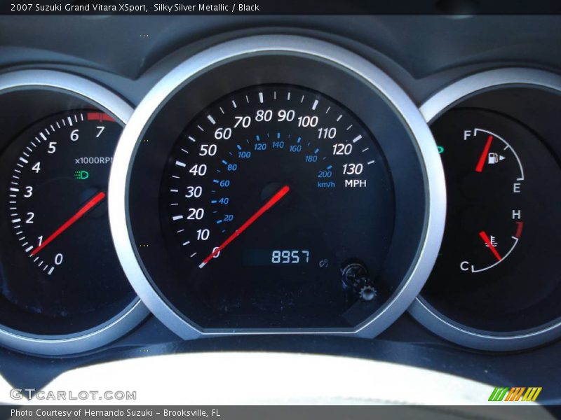 Silky Silver Metallic / Black 2007 Suzuki Grand Vitara XSport