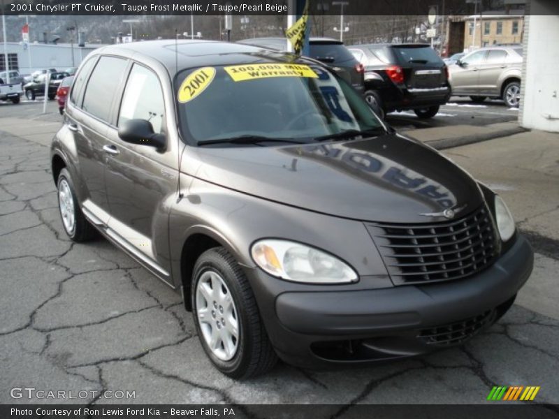 Taupe Frost Metallic / Taupe/Pearl Beige 2001 Chrysler PT Cruiser