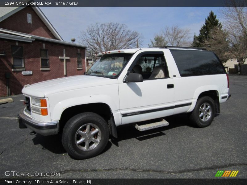 White / Gray 1994 GMC Yukon SLE 4x4