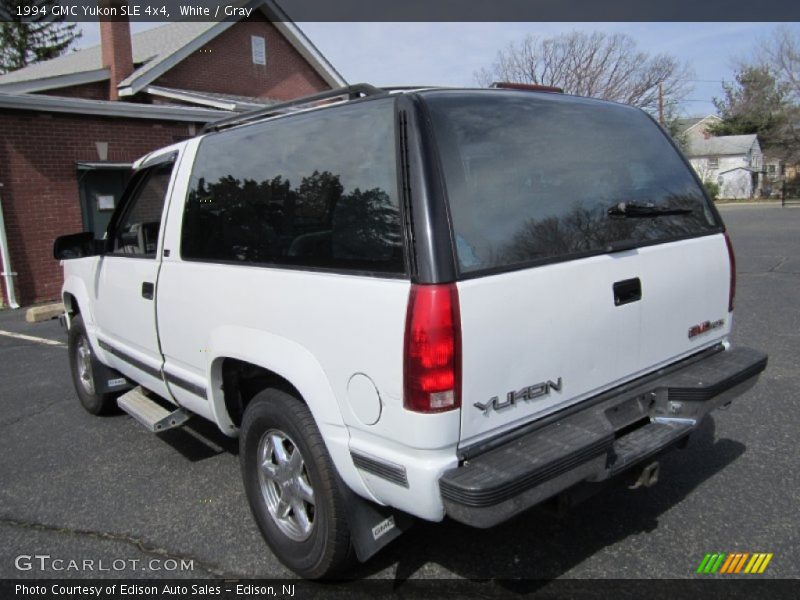 White / Gray 1994 GMC Yukon SLE 4x4