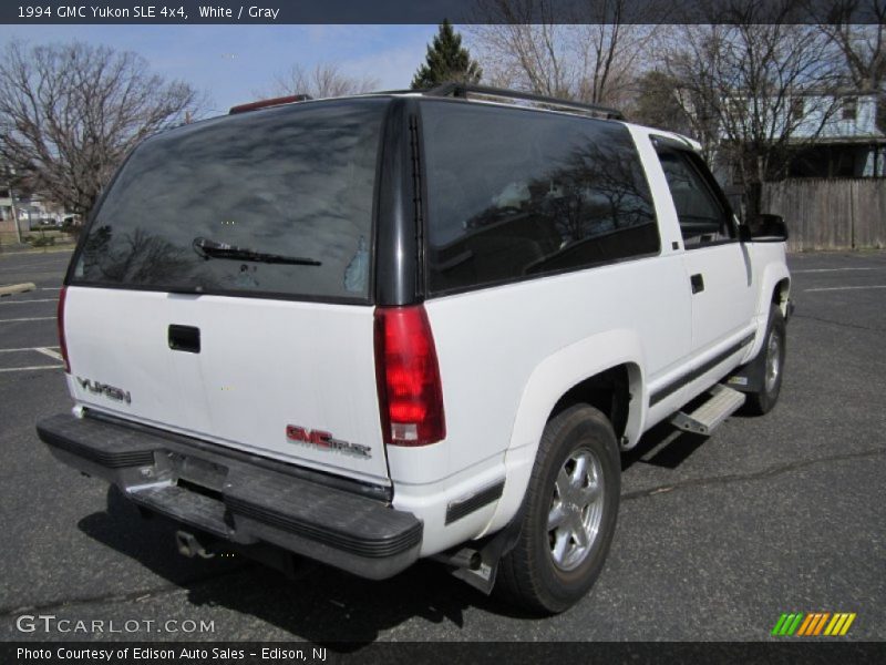 White / Gray 1994 GMC Yukon SLE 4x4