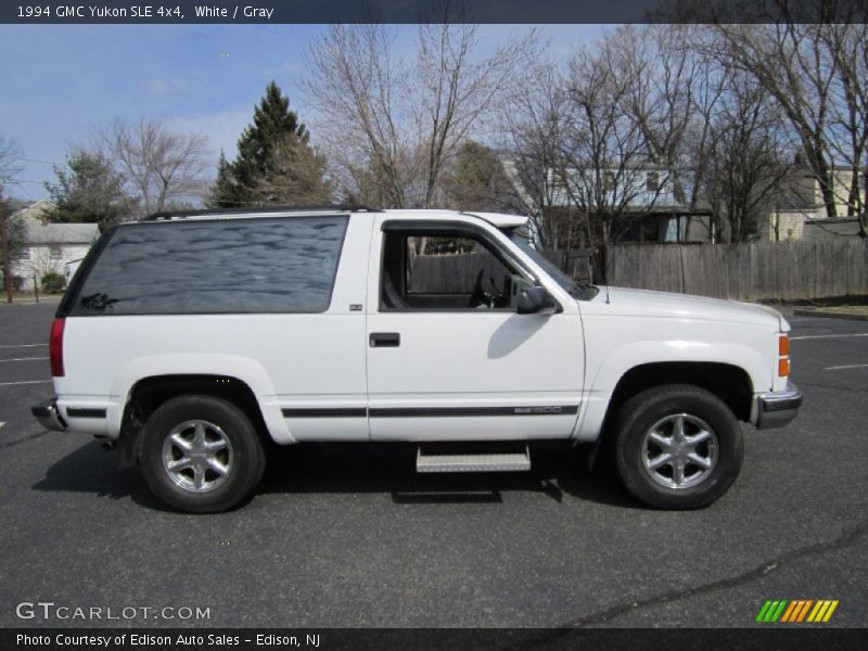 White / Gray 1994 GMC Yukon SLE 4x4
