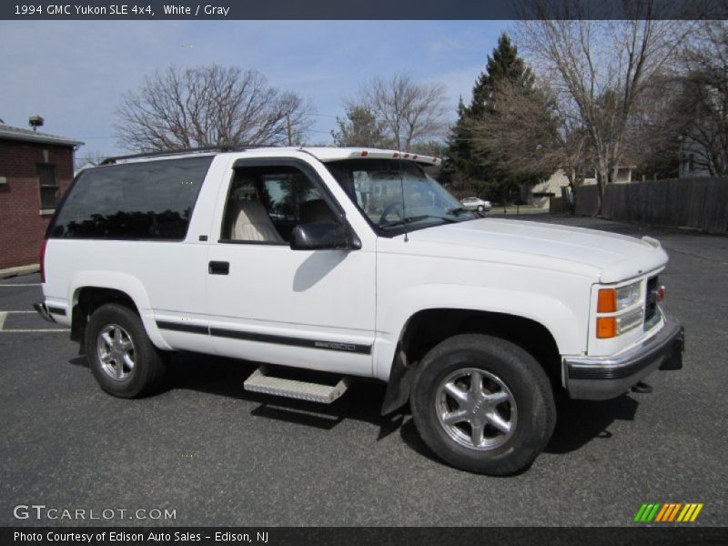 White / Gray 1994 GMC Yukon SLE 4x4