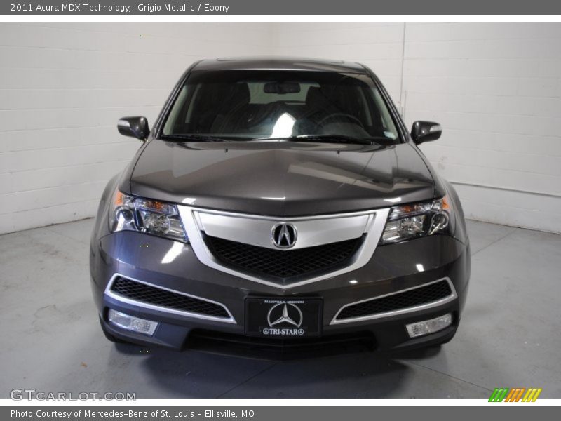 Grigio Metallic / Ebony 2011 Acura MDX Technology