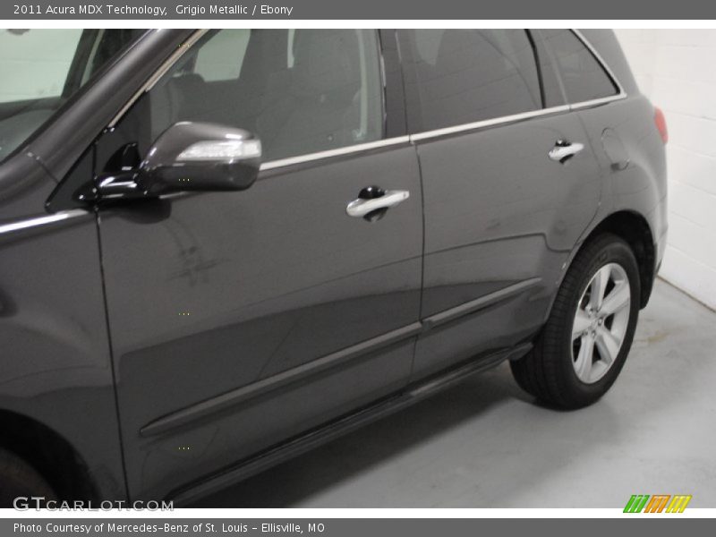 Grigio Metallic / Ebony 2011 Acura MDX Technology