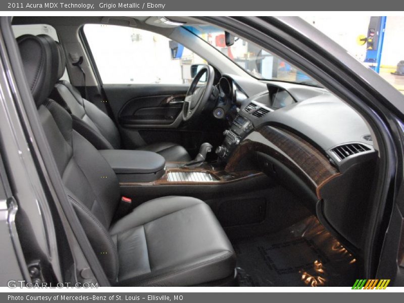Grigio Metallic / Ebony 2011 Acura MDX Technology