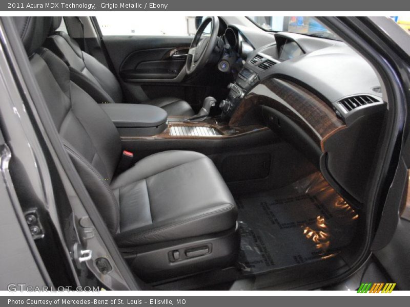 Grigio Metallic / Ebony 2011 Acura MDX Technology