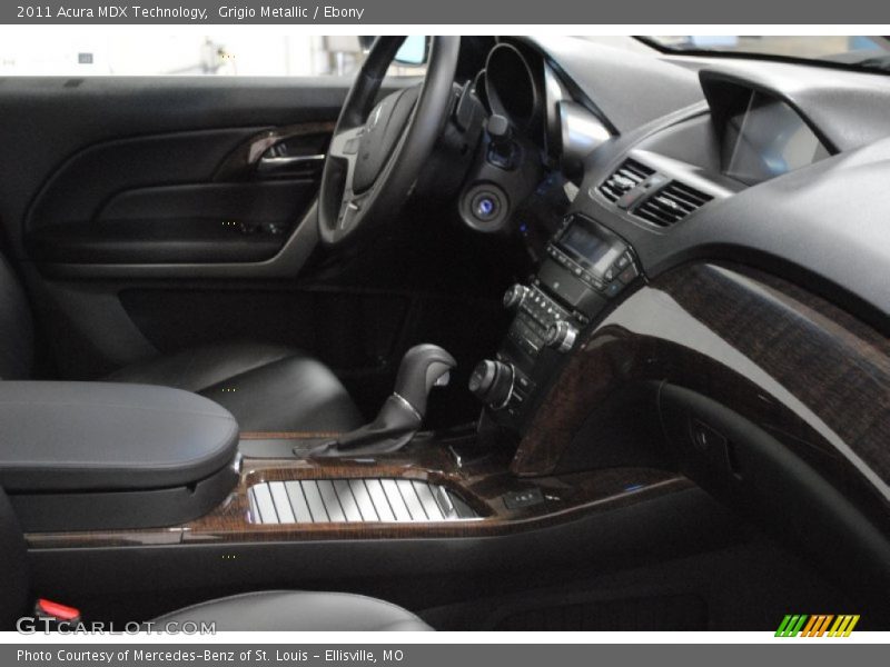 Grigio Metallic / Ebony 2011 Acura MDX Technology